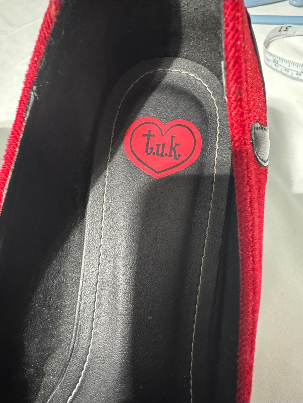 T.U.K. Anti-Pop Velvet Kitten Heels Size 10 Black Gothic Kawaii Rockabilly Punk - Picture 2 of 8